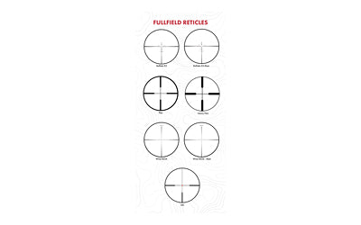 Burris Optics, Fullfield, Rifle Scope, 3-12X Magnification, Second Focal Plane, Ballistic E3 Reticle, 42mm Objective, 1" Main Tube, Matte Finish, Black